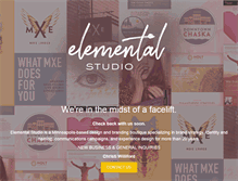 Tablet Screenshot of elementalstudio.com